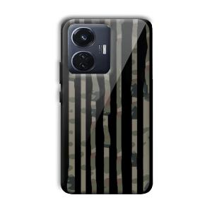 Camo Customized Printed Glass Back Cover for Vivo T1