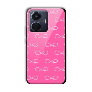 Infinite Love Customized Printed Glass Back Cover for Vivo T1
