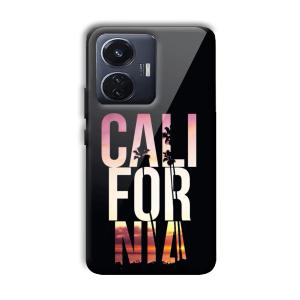 California Customized Printed Glass Back Cover for Vivo T1