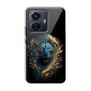 Golden Lion Customized Printed Glass Back Cover for Vivo T1