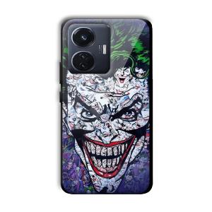 Joker Customized Printed Glass Back Cover for Vivo T1