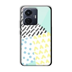 Cool Pattern Customized Printed Glass Back Cover for Vivo T1