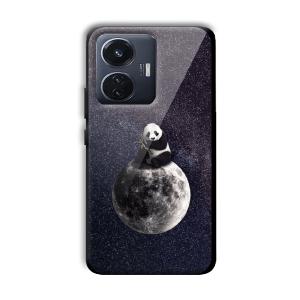 Astronaut Panda Customized Printed Glass Back Cover for Vivo T1
