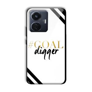 Goal Digger Customized Printed Glass Back Cover for Vivo T1