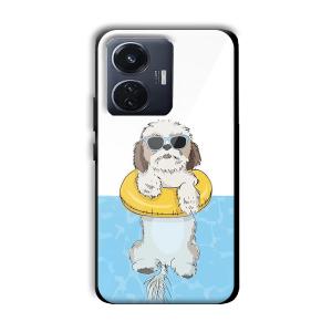 Cool Dog Customized Printed Glass Back Cover for Vivo T1