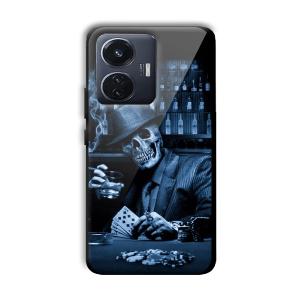 Scary Man Customized Printed Glass Back Cover for Vivo T1