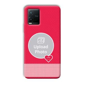 Love Symbol Customized Printed Back Cover for Vivo T1x