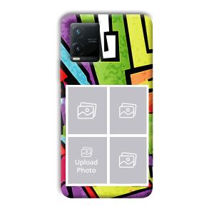 Pop of Colors Customized Printed Back Cover for Vivo T1x