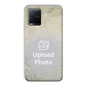 Grey Retro Customized Printed Back Cover for Vivo T1x