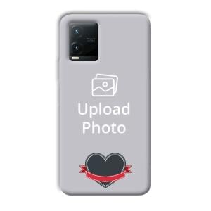 Heart Customized Printed Back Cover for Vivo T1x