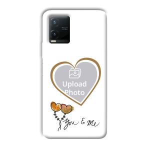 You & Me Customized Printed Back Cover for Vivo T1x