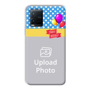 Happy Birthday Customized Printed Back Cover for Vivo T1x
