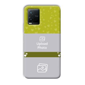Moss Green Customized Printed Back Cover for Vivo T1x