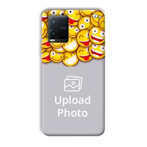 Emojis Customized Printed Back Cover for Vivo T1x