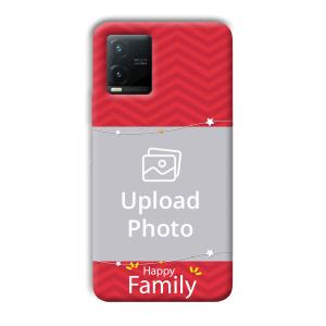 Happy Family Customized Printed Back Cover for Vivo T1x