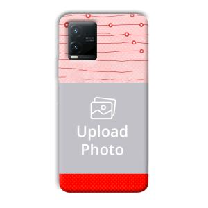 Hearts Customized Printed Back Cover for Vivo T1x