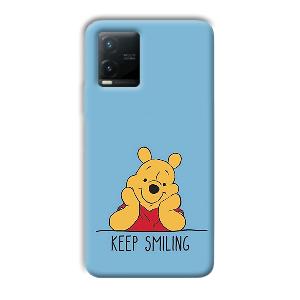 Winnie The Pooh Phone Customized Printed Back Cover for Vivo T1x