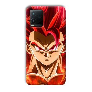 Goku Design Phone Customized Printed Back Cover for Vivo T1x