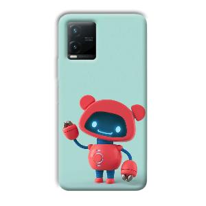 Robot Phone Customized Printed Back Cover for Vivo T1x