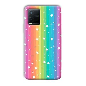 Starry Pattern Phone Customized Printed Back Cover for Vivo T1x