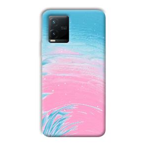 Pink Water Phone Customized Printed Back Cover for Vivo T1x