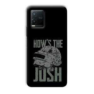 How's The Josh Phone Customized Printed Back Cover for Vivo T1x