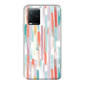 Light Paint Stroke Phone Customized Printed Back Cover for Vivo T1x