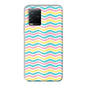 Wavy Designs Phone Customized Printed Back Cover for Vivo T1x