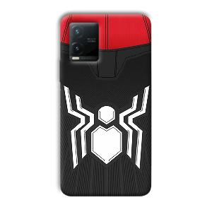 Spider Phone Customized Printed Back Cover for Vivo T1x