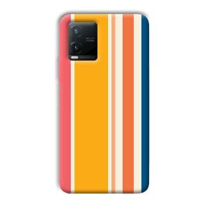 Colorful Pattern Phone Customized Printed Back Cover for Vivo T1x