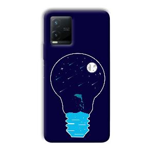 Night Bulb Phone Customized Printed Back Cover for Vivo T1x