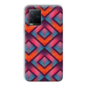 Colorful Boxes Phone Customized Printed Back Cover for Vivo T1x