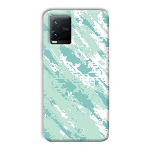Sky Blue Design Phone Customized Printed Back Cover for Vivo T1x