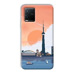 City Design Phone Customized Printed Back Cover for Vivo T1x
