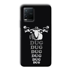 Dug Phone Customized Printed Back Cover for Vivo T1x