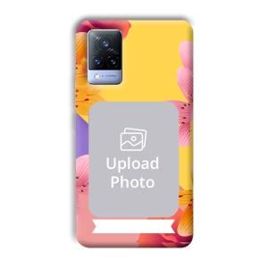 Colorful Flowers Customized Printed Back Cover for Vivo V21