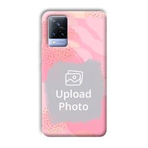 Sparkly Pink Customized Printed Back Cover for Vivo V21