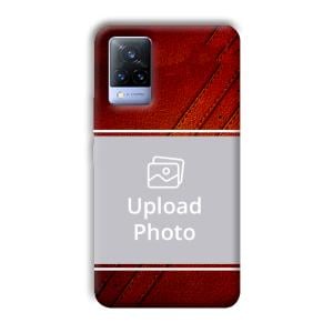 Solid Red Customized Printed Back Cover for Vivo V21