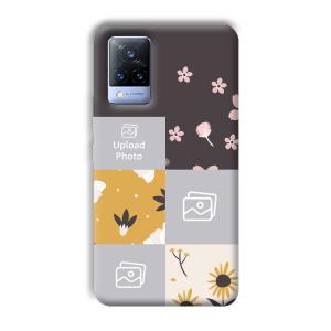 Collage Customized Printed Back Cover for Vivo V21