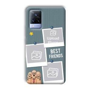 Best Friends Customized Printed Back Cover for Vivo V21