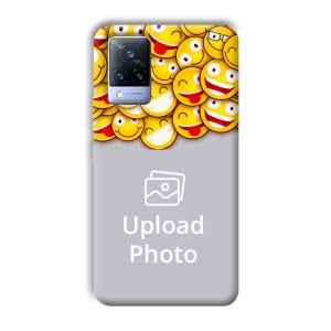 Emojis Customized Printed Back Cover for Vivo V21