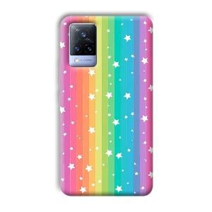 Starry Pattern Phone Customized Printed Back Cover for Vivo V21