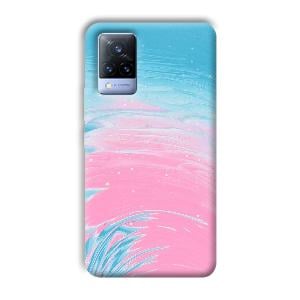 Pink Water Phone Customized Printed Back Cover for Vivo V21