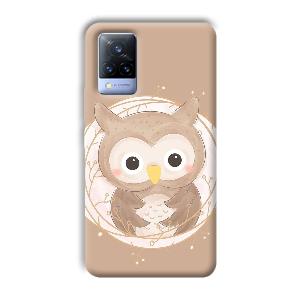 Owlet Phone Customized Printed Back Cover for Vivo V21