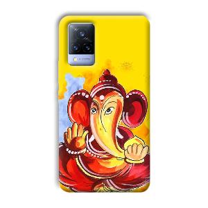 Ganesha Ji Phone Customized Printed Back Cover for Vivo V21