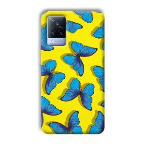 Butterflies Phone Customized Printed Back Cover for Vivo V21