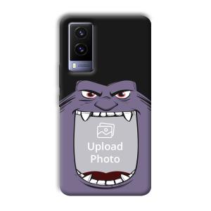 Purple Monster Customized Printed Back Cover for Vivo V21e