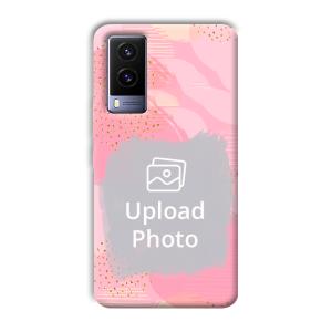 Sparkly Pink Customized Printed Back Cover for Vivo V21e