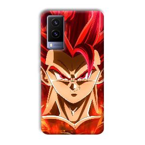 Goku Design Phone Customized Printed Back Cover for Vivo V21e