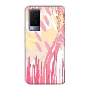 Pink Pattern Designs Phone Customized Printed Back Cover for Vivo V21e